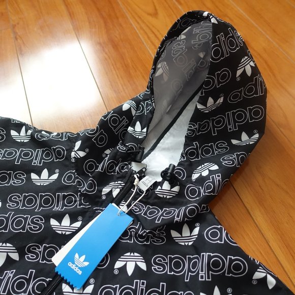 Adidas Originals Trefoil Monogram Windbreaker - Picture 3 of 14